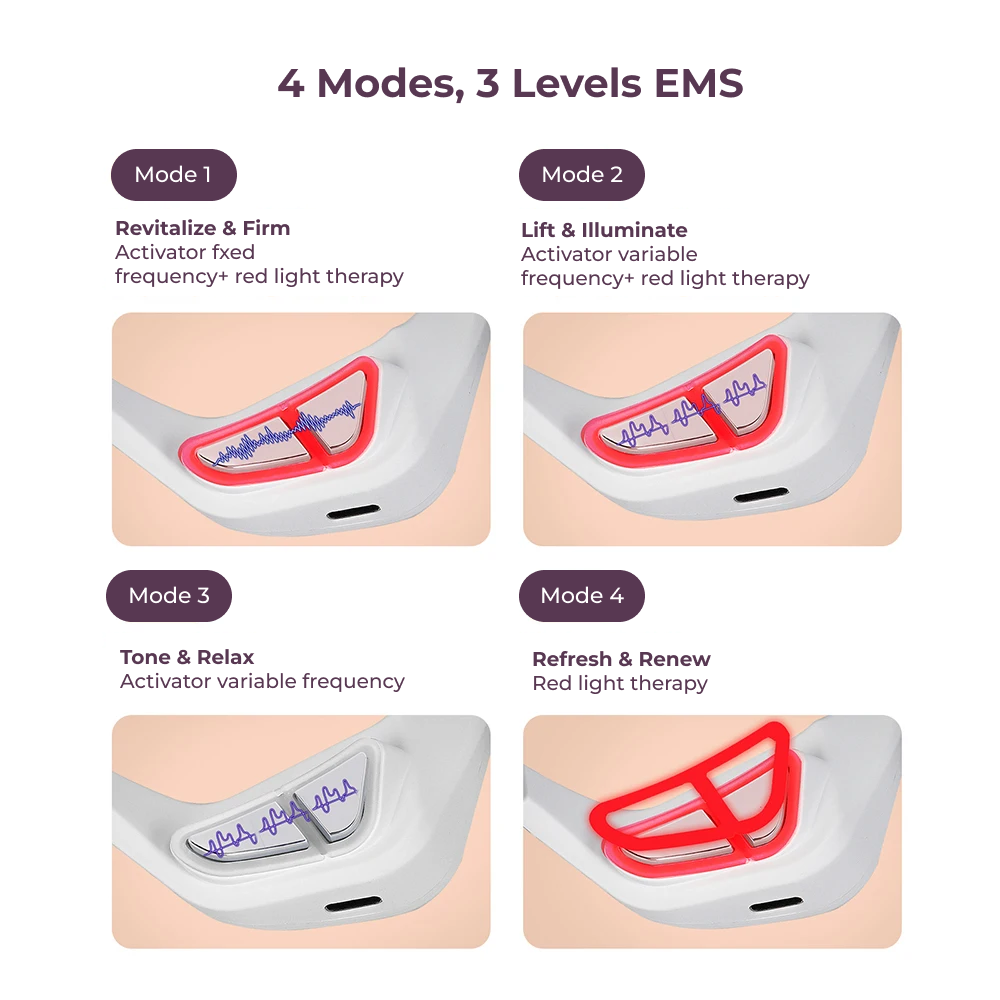 Orivelana™️ EMS Eye Red light Eye Massager - Reduce Wrinkles & Relax your eyes