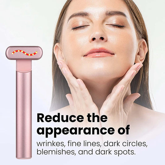 Orivelana™️ Red Light EMS Face Lifting Wand – Skin Tightening & Anti-Aging Beauty Tool