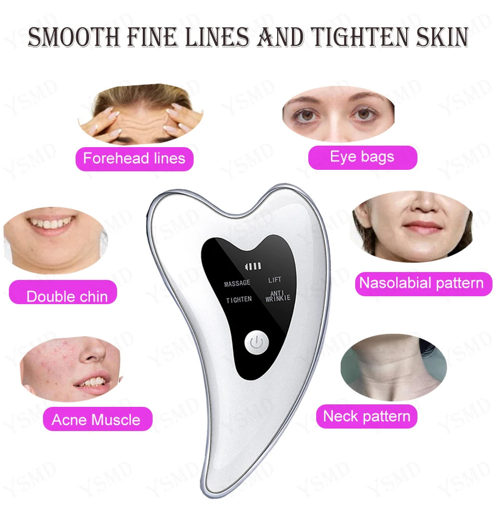 Orivelana™️ Electric Guasha Facial Lifting Massager – Skin Tightening & Double Chin Removal Tool